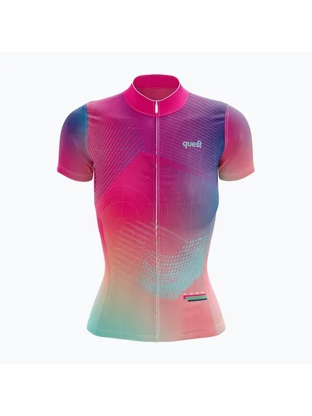 Футболка велосипедна Quest Pink Wind W рожева