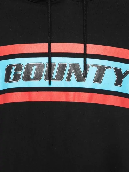 Суичър с качулка Marcelo Burlon County Of Milan с принт черно