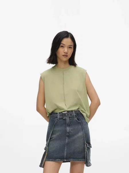 KARL LAGERFELD JEANS Top deschis verde