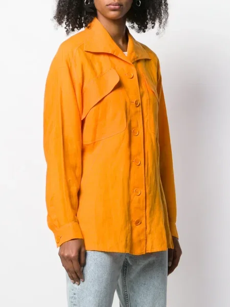 Košile Hermès Pre-owned oranžová
