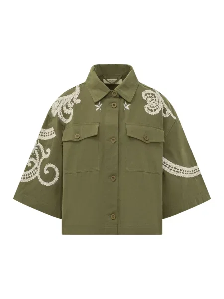 Kurtka koszulowa Weekend Max Mara zielona