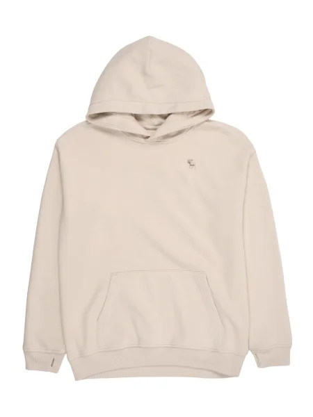 Hanorac din fleece copii Abercrombie & Fitch bej