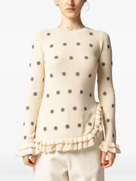 Top Muller Of Yoshiokubo cu model floral cu volane