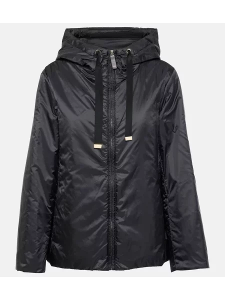 Geacă Max Mara din canvas negru
