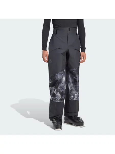 Kalhoty Terrex Xperior Hybrid PRIMEKNIT Spray Dye CLIMAPROOF+ černé