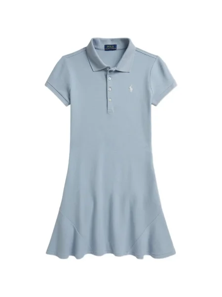Sukienka dziecięca Polo Ralph Lauren niebieska