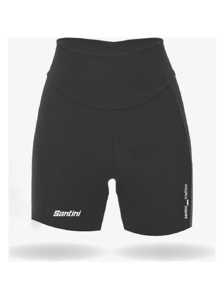 Legginsy krótkie Santini Vibe S czarne
