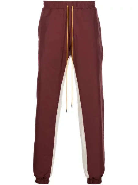 Pantaloni Rhude cu dungi roșu