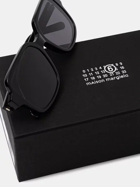Maison Margiela okulary przeciwsłoneczne LUNETTES 4 NOIR czarne