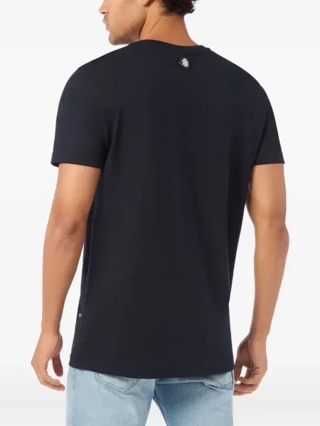 Tricou Billionaire cu imagine albastru