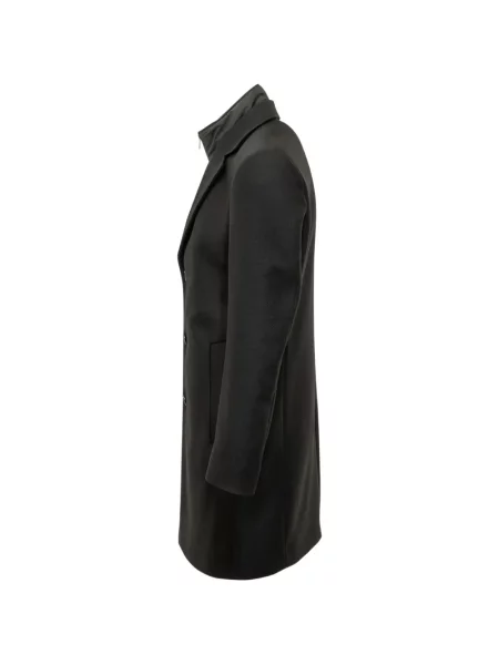 Palton Boss de lână negru