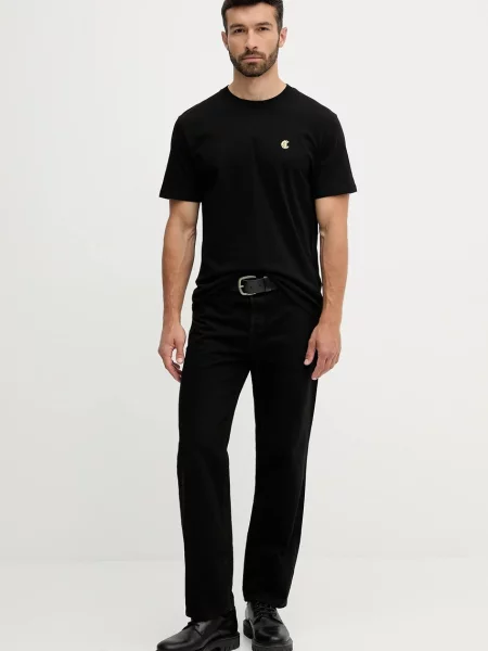Футболка Just Cavalli однотонна чорний