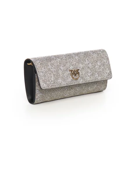 Portfel Pinko skórzany żółty