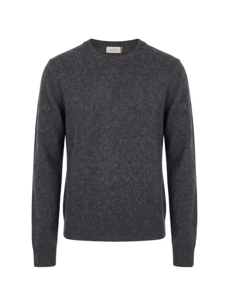Pulover Piacenza Cashmere din cașmir gri