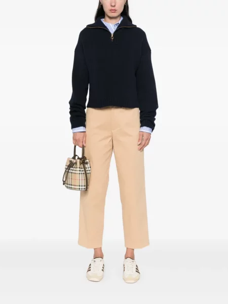 Cropp pantaloni Forte_forte maro