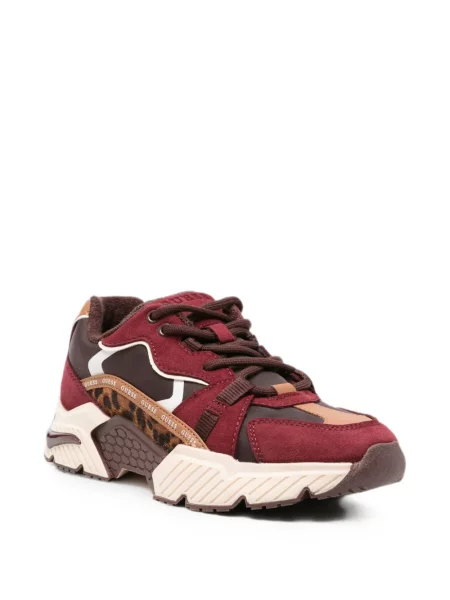 Sneakerși Guess cu imagine cu model leopard roșu