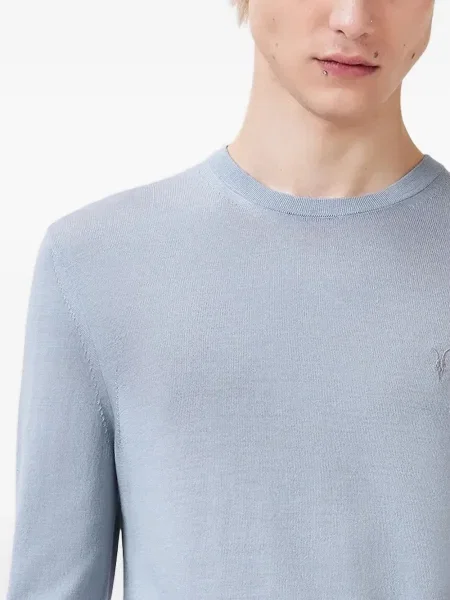 Pulover Allsaints cu decolteu rotund albastru