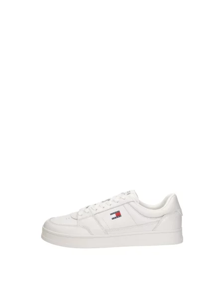 Tommy Jeans sneakersy skórzane TJM THE GREENWICH NEW ESS biały