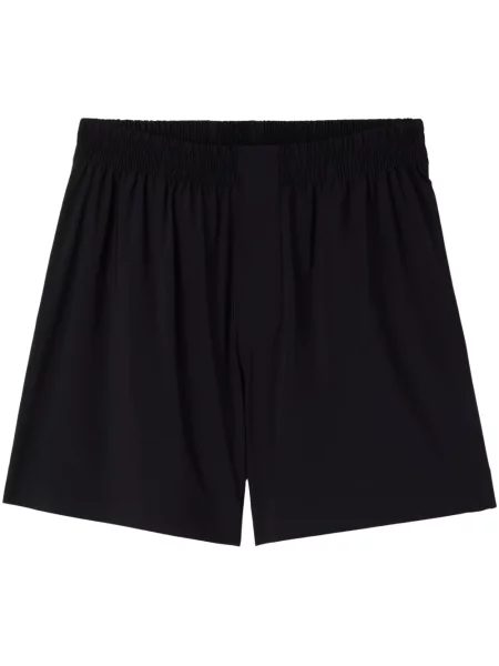 Pantaloni scurți Sunnei plisate negru