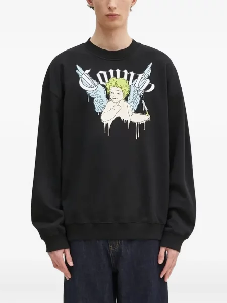 Hanorac Marcelo Burlon County Of Milan cu imagine negru