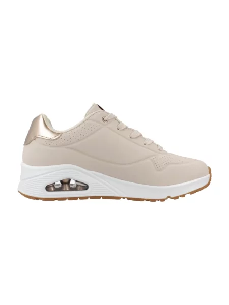 Sneakersy Skechers casual beżowe