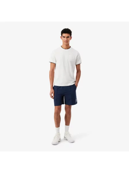 Lacoste Szorty Tenisowe Heritage Ultra Dry Stretch niebieski
