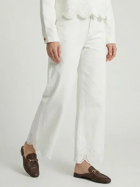 Guido Maria Kretschmer Pantaloni Marietta' alb