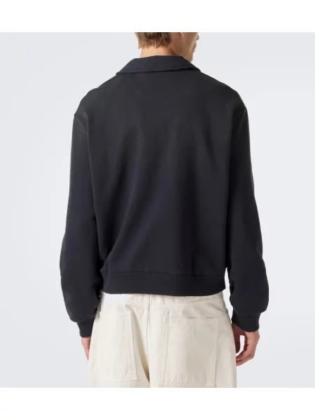 Mikina na zips Acne Studios čierna