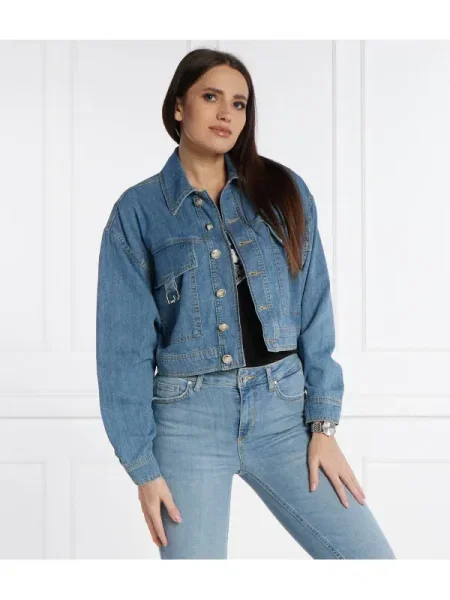 Liu Jo De blugi geacă | Cropped Fit albastru