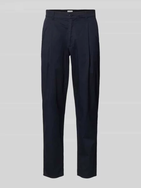 Chinos z wpuszczanymi model Tino' Brax granatowe