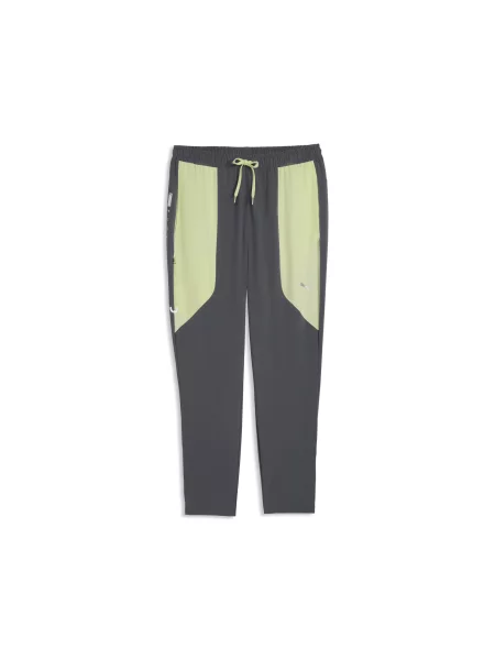 PUMA Spodnie treningowe tkane FLEX STRETCH Akcesoria S szary