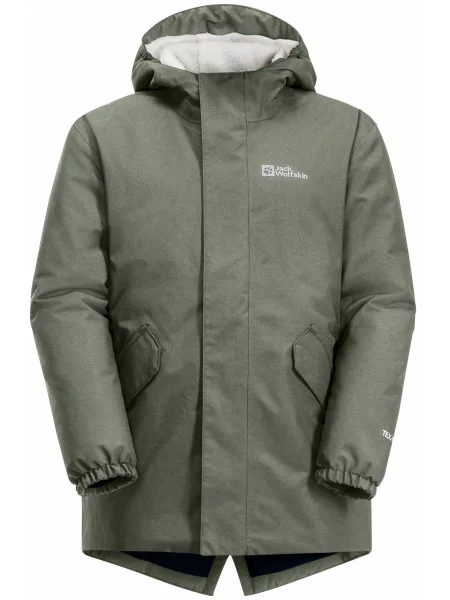 Детская куртка Jack Wolfskin зеленая