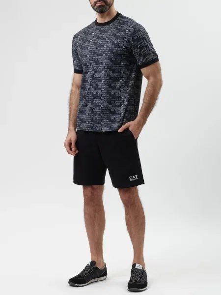 Футболка Ea7 Emporio Armani чорна