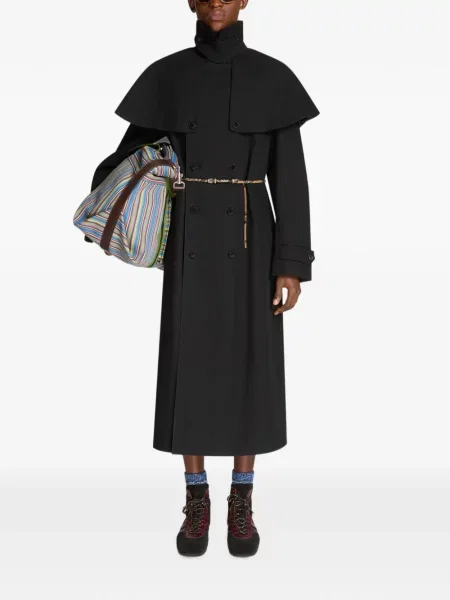 Trenci Dries Van Noten negru