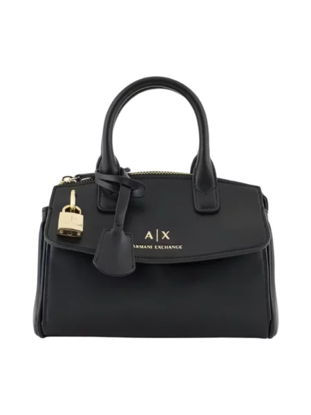 Torebka Armani Exchange z logo czarna