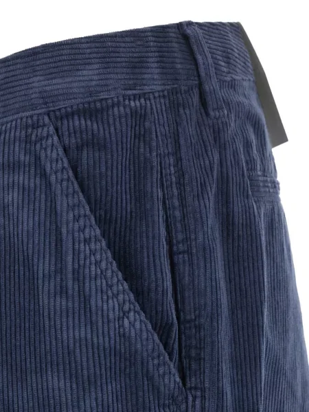 Spodnie Calvin Klein sztruksowe niebieskie