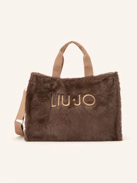 Liu Jo Shopperka Ze Sztucznego Futra braun brązowa