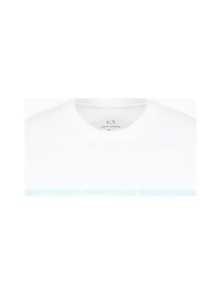 Armani Exchange Tricou | Straight fit alb