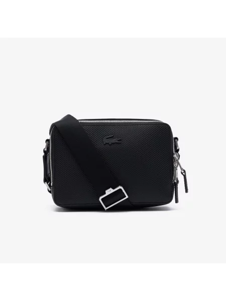 Lacoste сумка через плече унісекс Chantaco шкіряна чорна