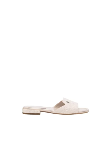 Klapki Jimmy Choo beżowe