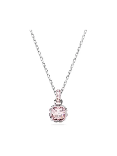Naszyjnik Swarovski różowy