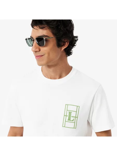 Lacoste футболка чоловіча біла