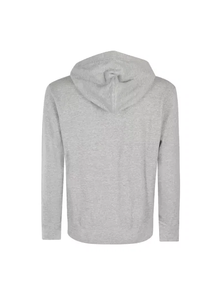 Bluza z kapturem Comme Des Garcons Play z kapturem w serca szara