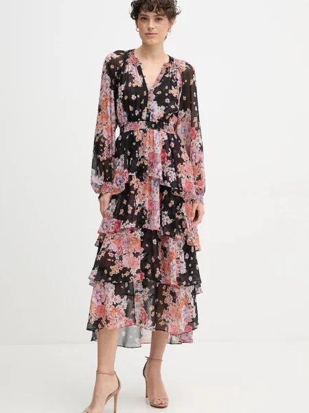 Hale BOB sukienka mini rozkloszowana czarny