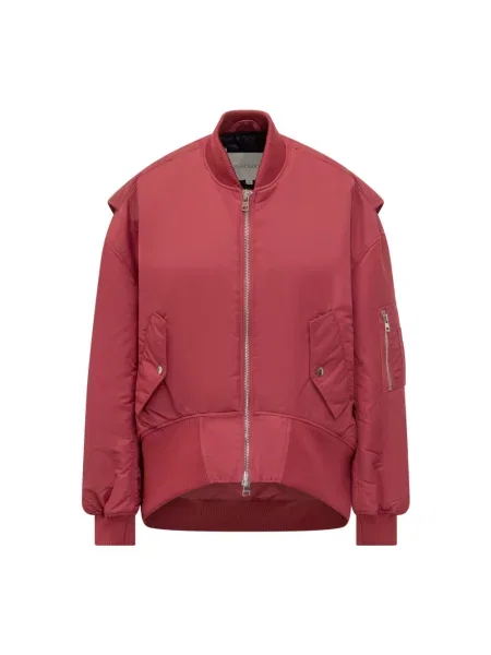 Kurtka skórzana Givenchy czerwona