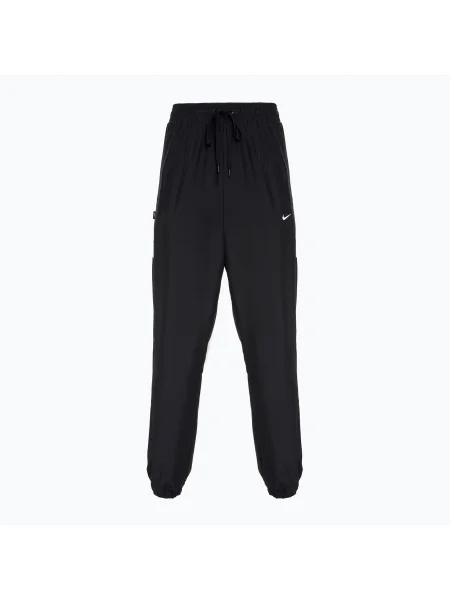 Pantaloni de baschet pentru bărbați Nike Icon Woven black/black/white/white alb