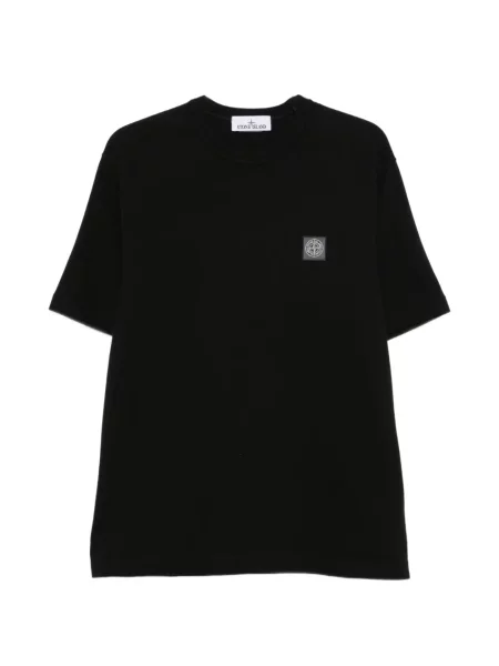 Tricou Stone Island cu strasuri negru