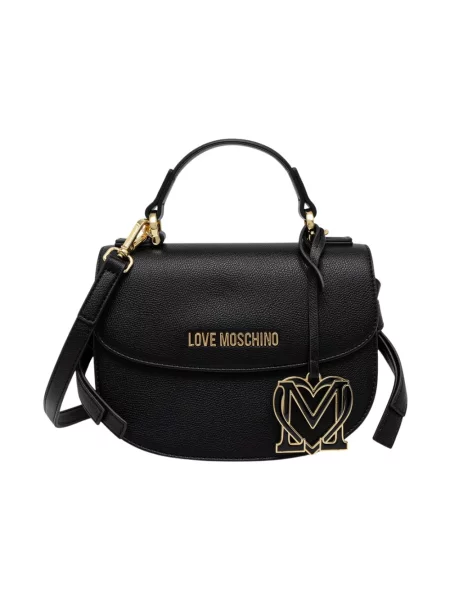Love Moschino torebka crossbody z imitacji skóry czarna