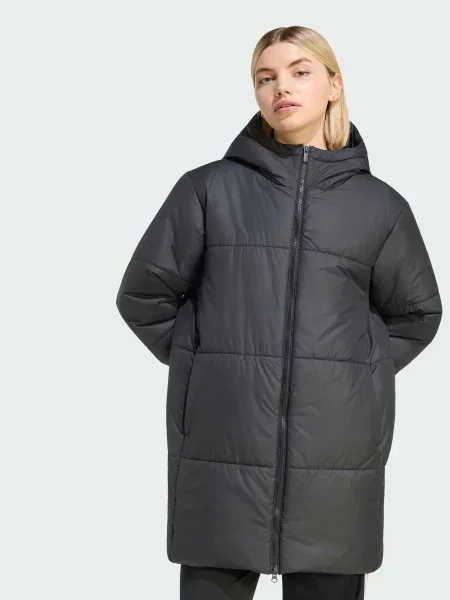 Зимова куртка adidas Adidas Essentials перероблений чорний