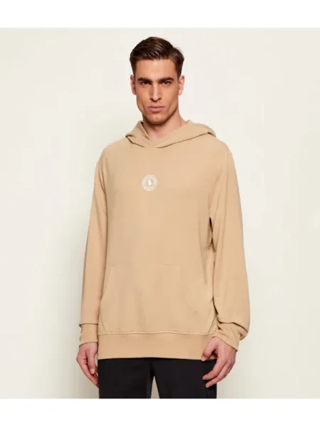 Geacă Polo Ralph Lauren cu glugă bej